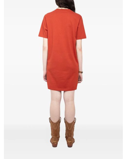 Zadig & Voltaire Dima ミニドレス Red