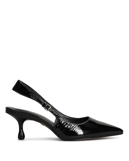 Carrano Black 70Mm Patent Pumps