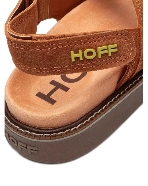 HOFF Brown Double-Strap Sandals