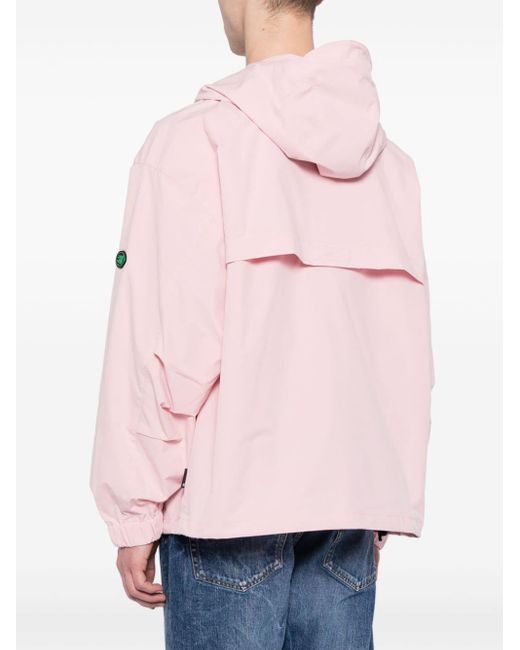Coupe-vent zippé à capuche FIVE CM pour homme en coloris Pink