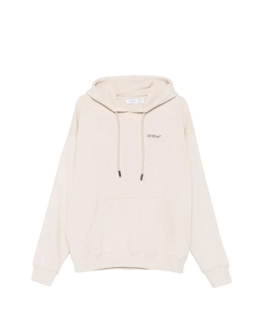 Off-White c/o Virgil Abloh White Graphic Hoodie for men