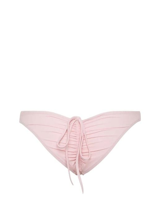 DSquared² Pink V-Shape Bikini Bottom