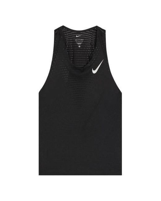 Nike Black Swoosh Perforated Vest for men