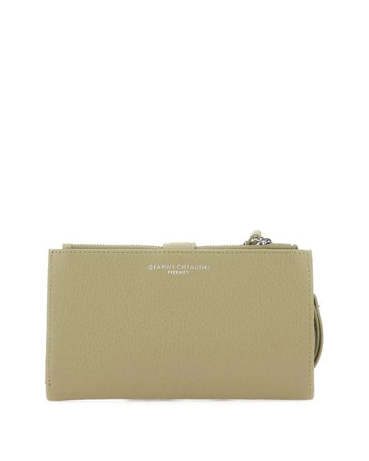 Gianni Chiarini Natural Dollaro Logo-Detail Wallet