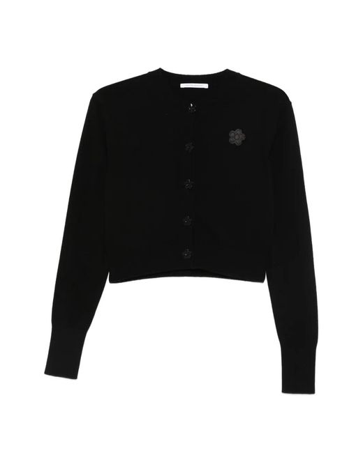 CECILIE BAHNSEN Black Cbdua Long-Sleeves Cardigan