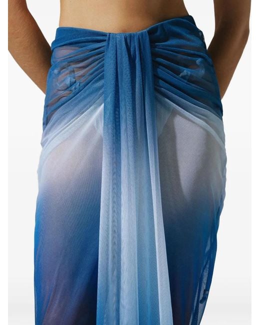Baobab Blue Nia Ombré-Effect Maxi Skirt