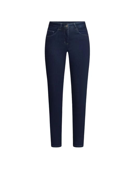 Betty Barclay Blue Patch-Pockets Jeans