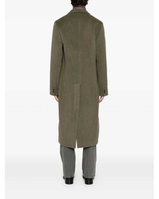 Our Legacy Green Robe Overcoat for men