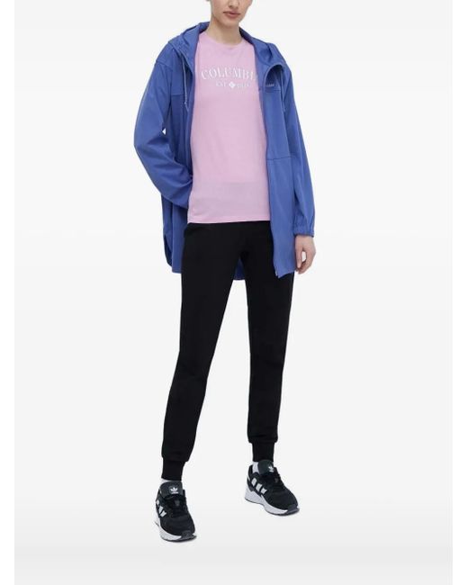 Chaqueta con capucha Columbia de color Blue