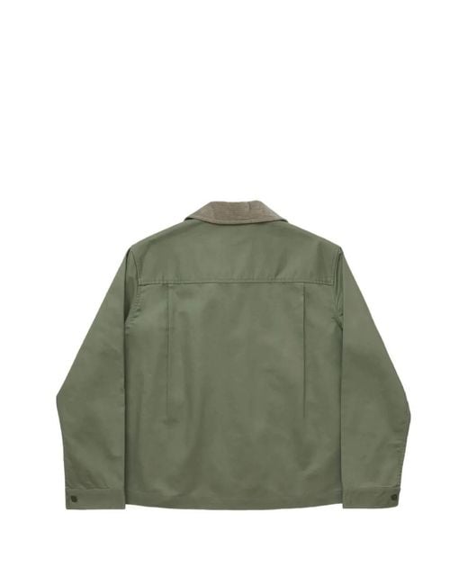 Nicholas Daley Green Work Shirt Jacket for men
