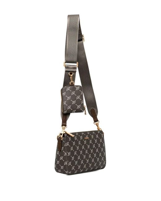 Joop! Gray Patterned Cross-Body Bag