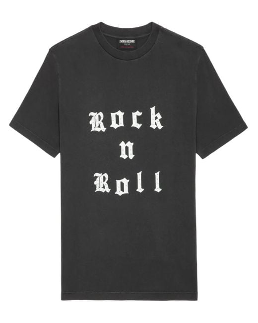 Zadig & Voltaire Edwin T-Shirt in het Black