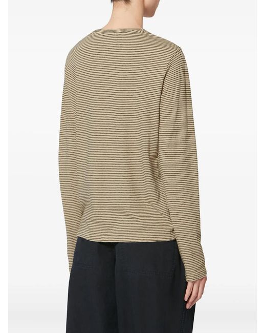 Isabel Marant Natural T-Shirt Kaaron À Rayures