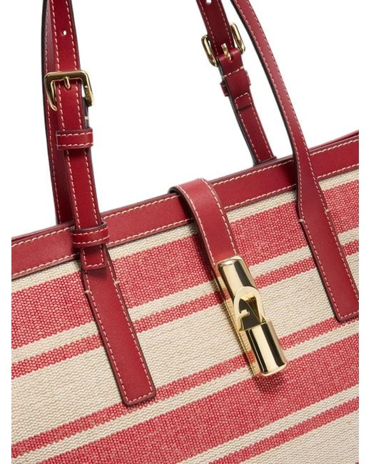 Furla Pink Debby Tote L