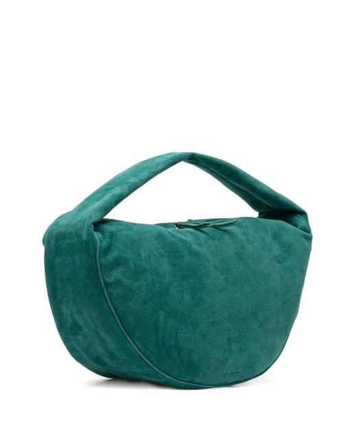 By Far スエード ショルダーバッグ Green