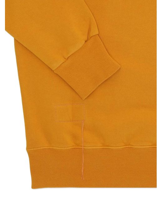 Fortela Orange Raglan Crew Neck Sweatshirt for men