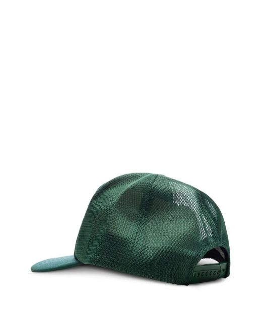 Neighborhood Green Logo-Patch Trucker Cap for men