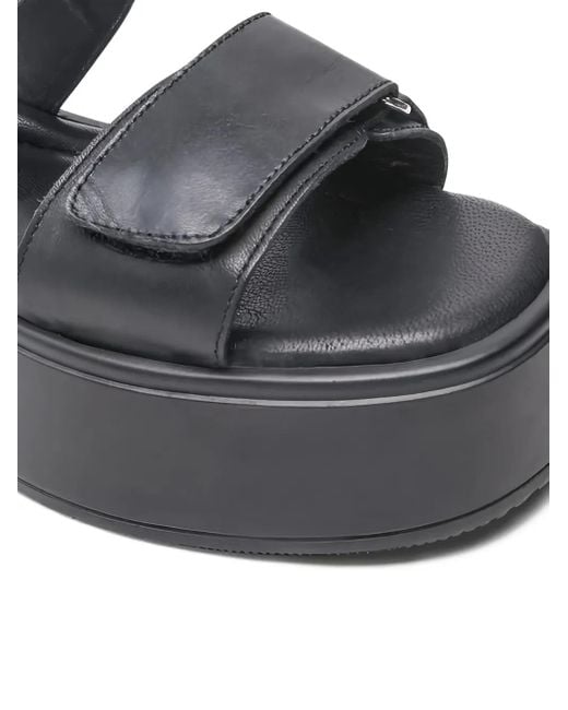 Vagabond Black 50Mm Courtney Double-Strap Platform Sandals
