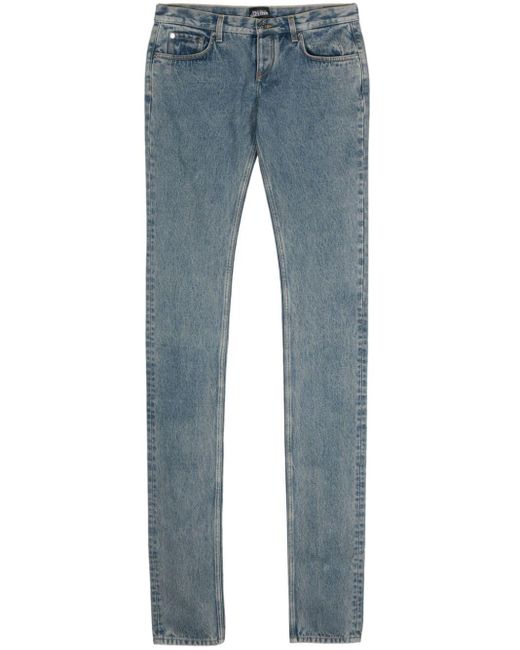 Jean Paul Gaultier Blue Low-rise Straight Jeans