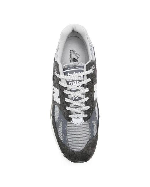 New Balance White Sneakers Calf Leather