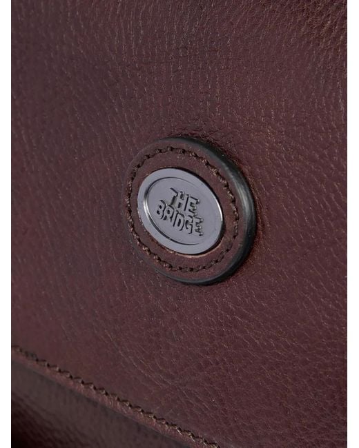 The Bridge Brown Rucksack aus Leder