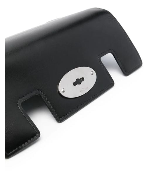 Mulberry Black East West Bayswater Clutch