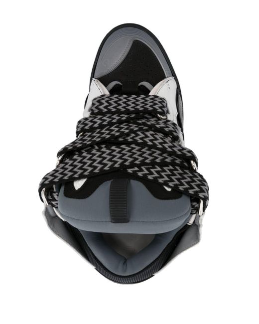 Baskets Curb en cuir Lanvin pour homme en coloris Black
