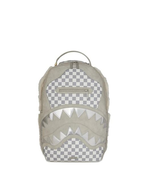 Sprayground Gray Dreamcheck Backpack