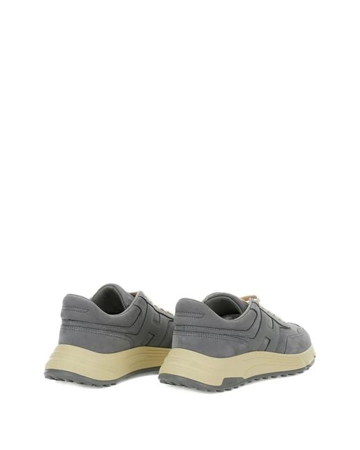 Hogan Gray Hyperlight Logo Sneakers for men