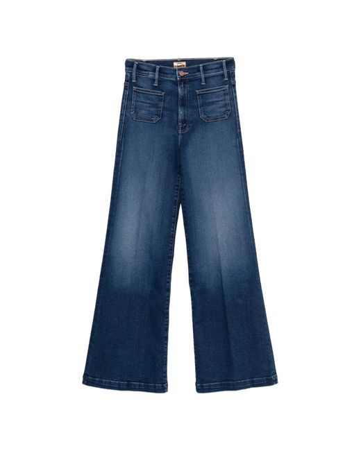 Mother Blue Hustler Roller Jeans