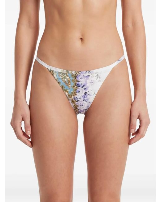 Christopher Esber White Absence Printed Bikini Bottoms