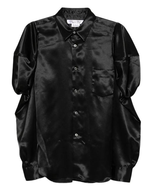 Comme des Garçons Black Button-Up Blouses