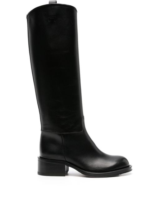 Lanvin Black Medley Leather Knee-high Boots
