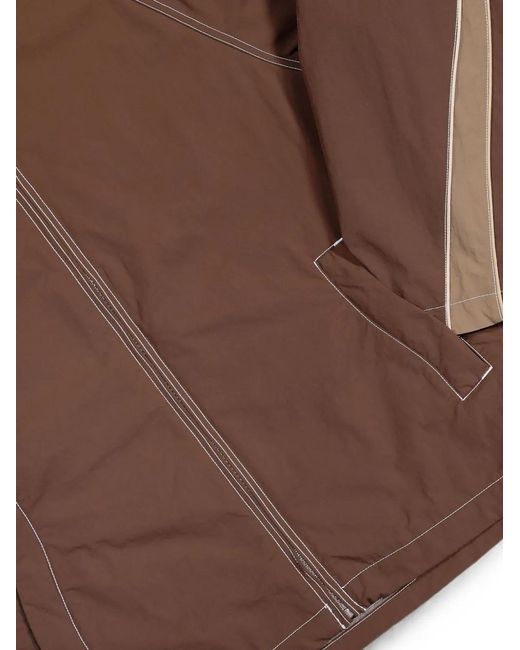 ERL Brown Ufo Paneled Track Jacket for men