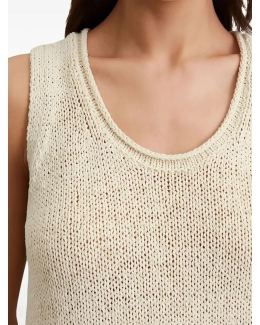 Marc O' Polo Natural Knitted Sleeveless Tank Top