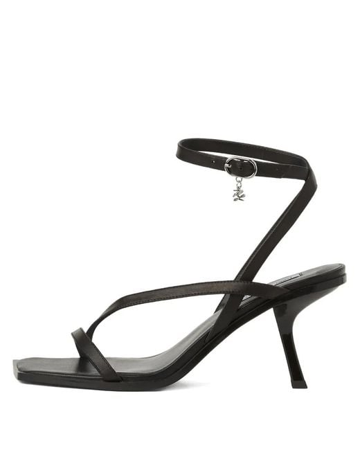 Karl Lagerfeld Black Karmel Heeled Sandals