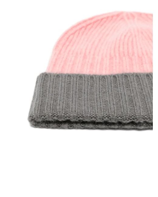 Liska Pink Cashmere Beanie
