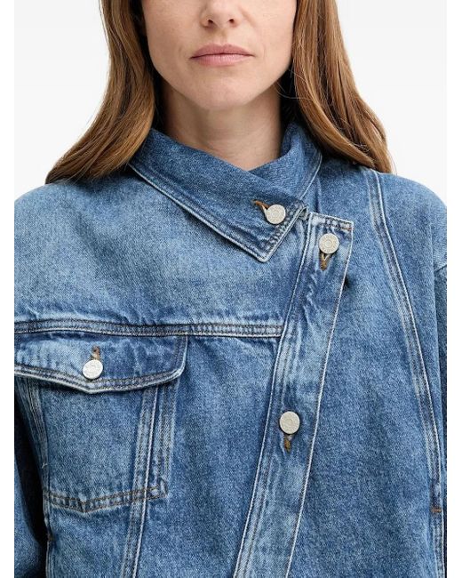 Won Hundred Blue Kirsten Asymmetrical Denim Jacket