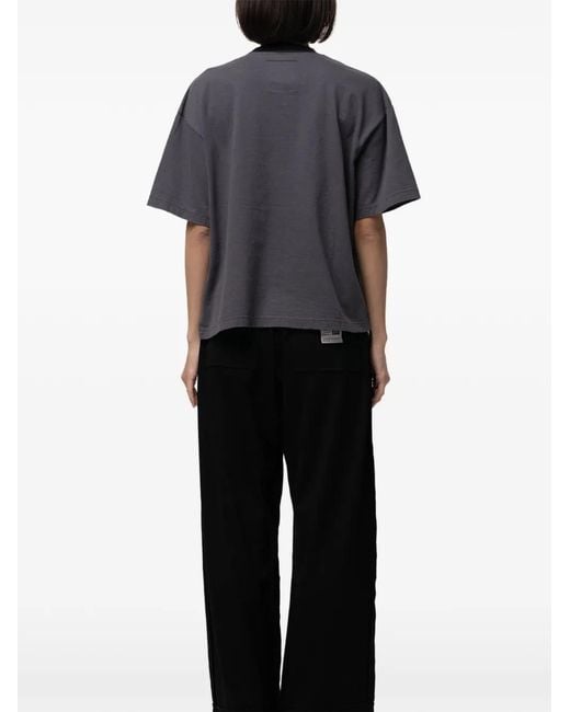 Maison Mihara Yasuhiro Gray Printed Ringer T-Shirt
