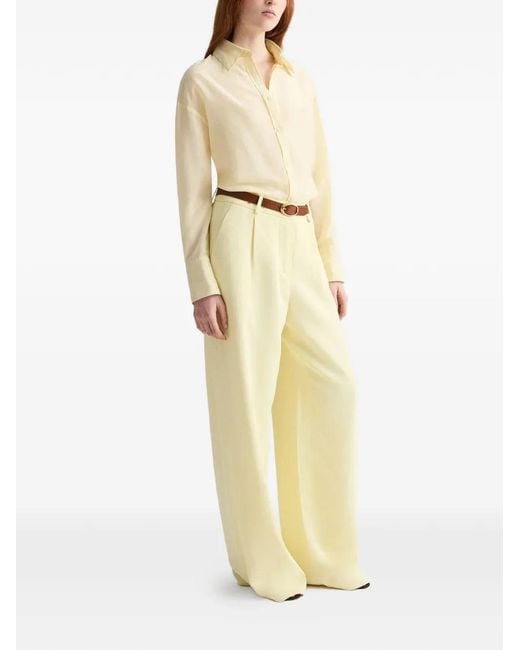 Twp White Buttoned Collared Shirt
