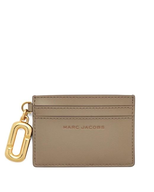 Marc Jacobs Gray The Pop J-Marc Card Case