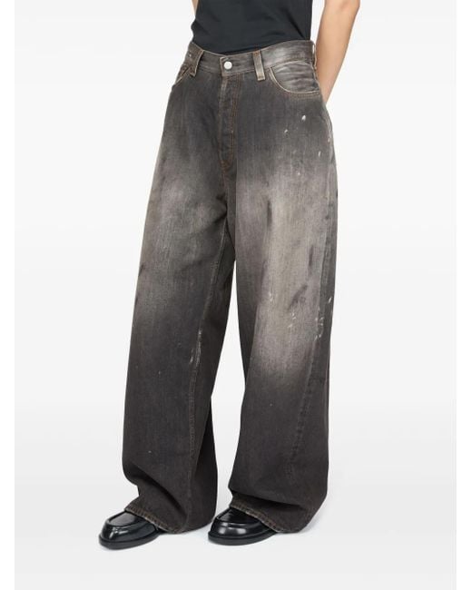 Acne Gray Super Baggy Fit Jeans