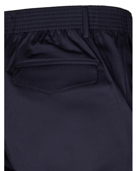 Cellar Door Blue Elasticated Trousers for men
