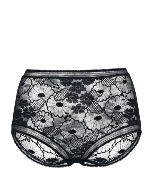 Eres Gray Acacia High-Waist Lace Briefs