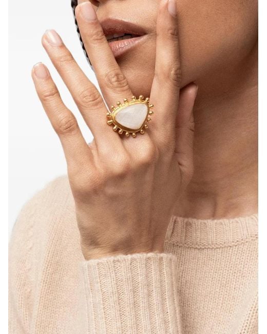 Sylvia Toledano Brown Dot Moonstone Ring