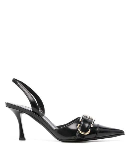 Givenchy Black Voyou Leather Pumps