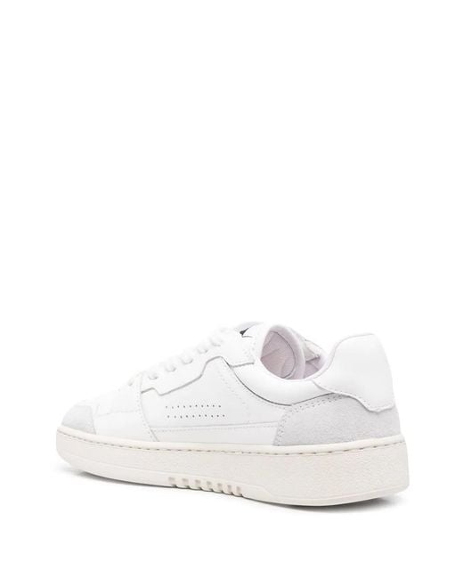 Axel Arigato White Contrasting Panel Sneakers With Removable Insole