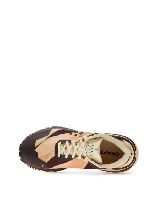 C.r.a.f.t Brown Pure Logo-Print Sneakers for men