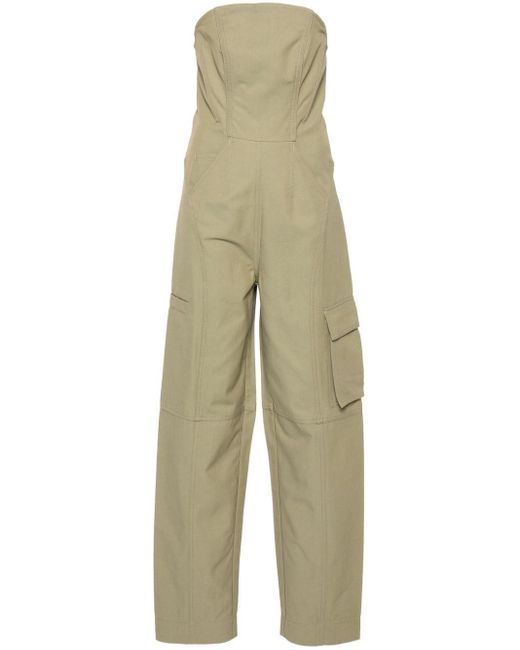Tuta Pantalone Donna Senza Spalline - Abito Elegante In Poliestere, Marca Analogy, Made USA