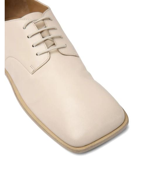 Marsèll White Square-Toe Derby Shoes for men